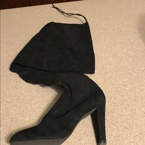 Suede Thigh High Boots